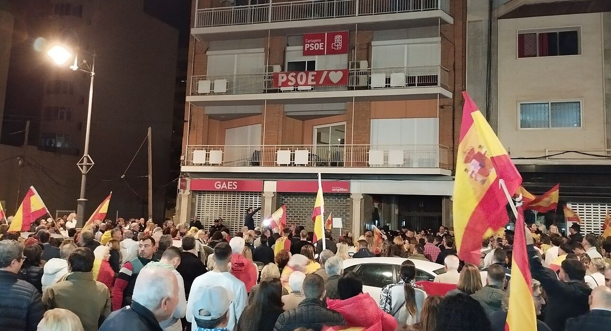 manifestacion contra la amnistia en cartagena 20231110 202948